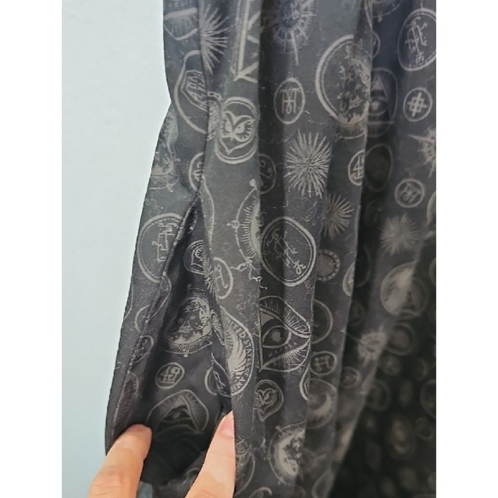 Torrid Fantastic Beasts Black White Peter Pan Collar Dress Plus Size 26 Pockets - Picture 5 of 9